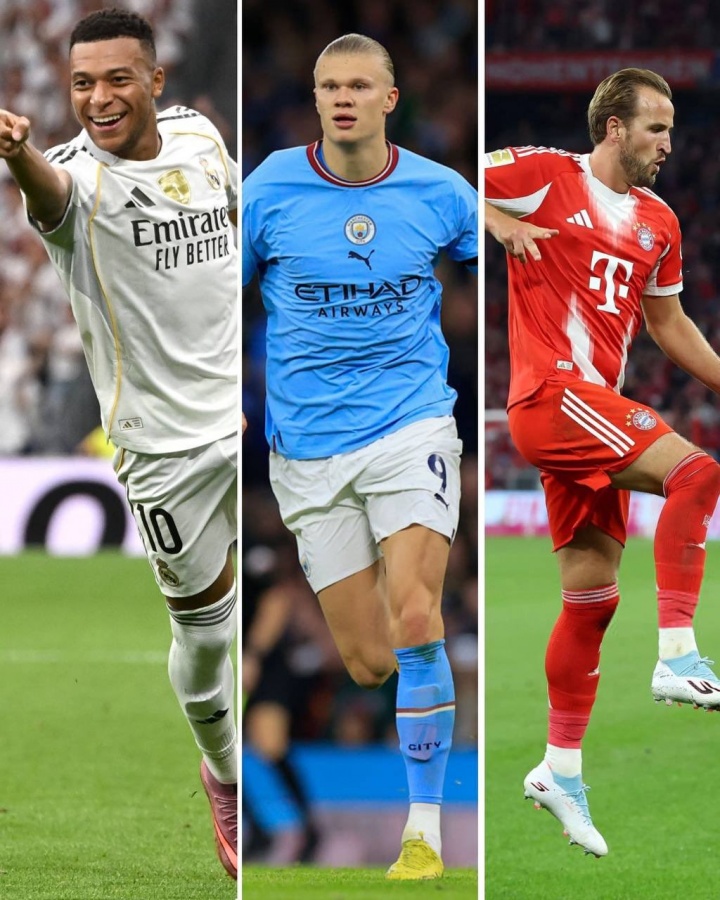 开云体育-欧洲金靴排名：姆巴佩本轮双响追平头名凯恩，哈兰德一球之差紧咬